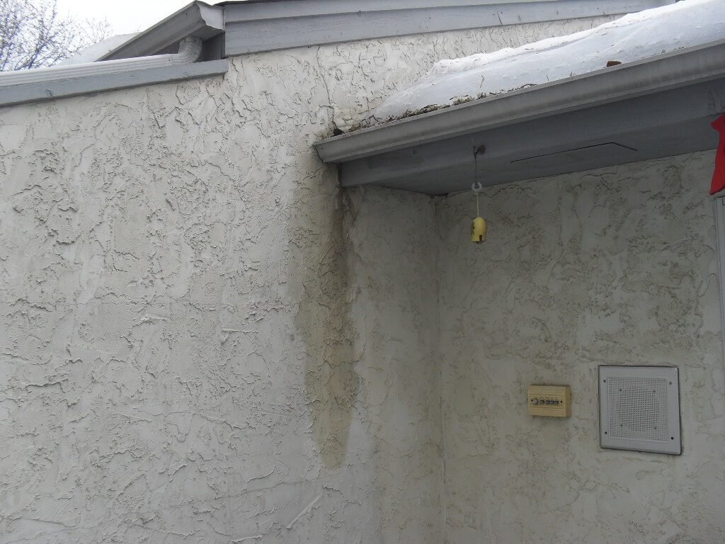 exterior stained stucco