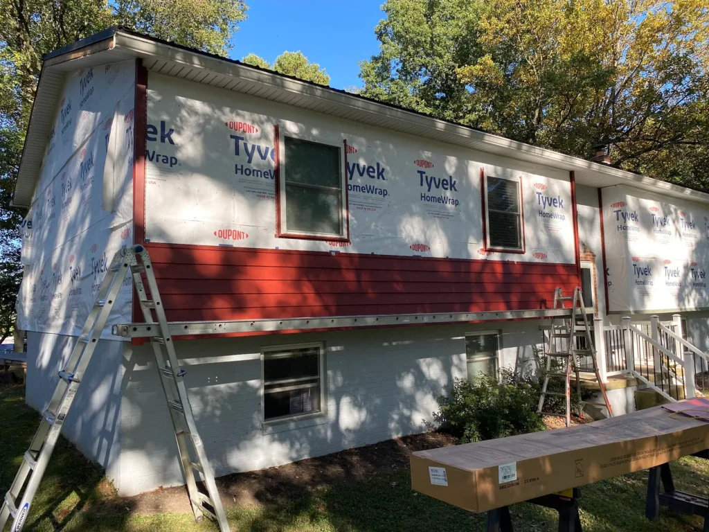 Prodigy insulated siding installation in Morrisville PA
