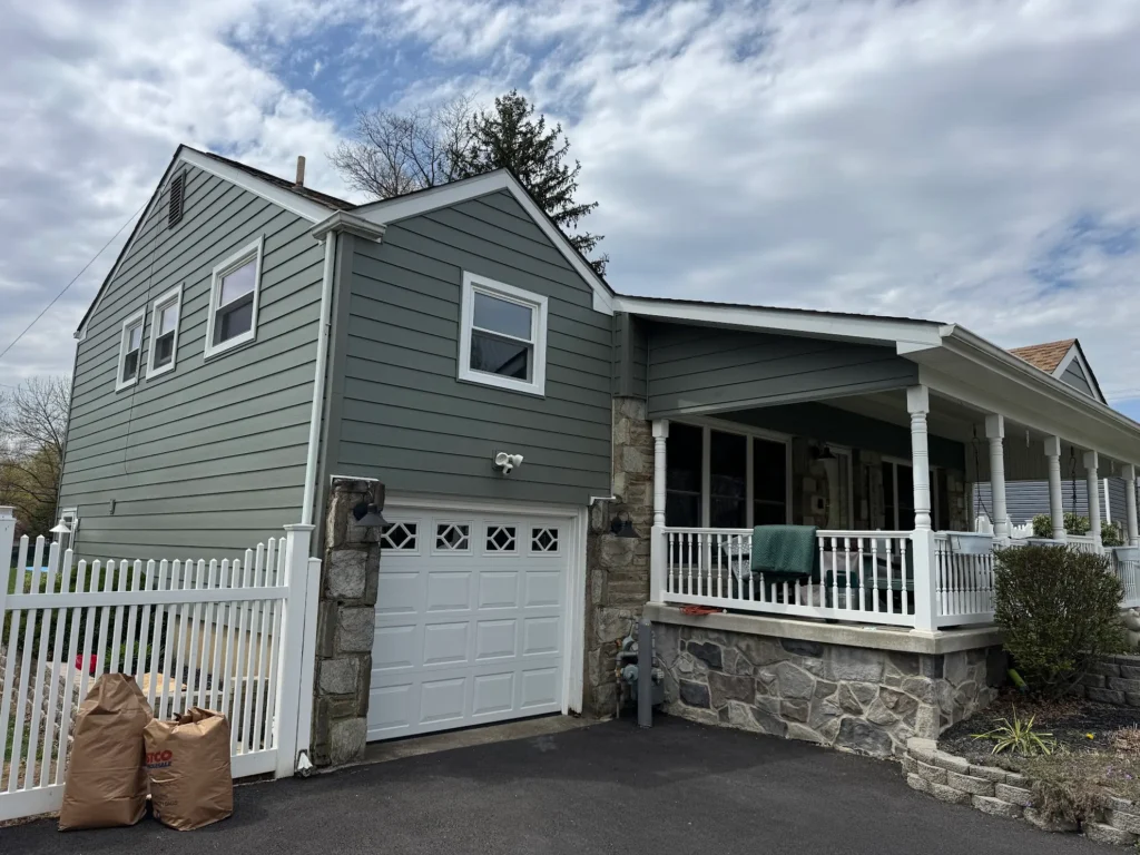 composite siding and window replacement project Warminster Pennsylvania