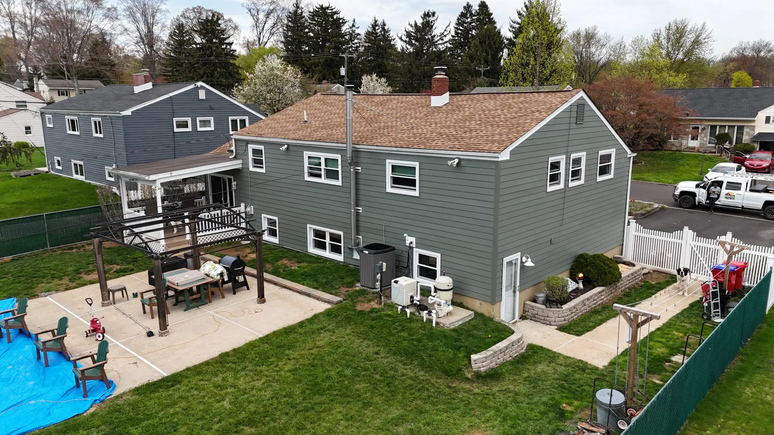 composite siding and window replacement project Warminster Pennsylvania