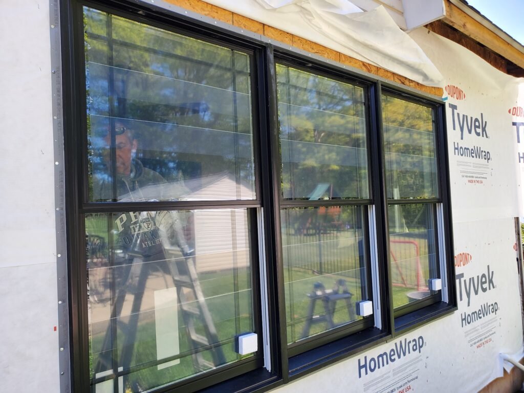 Andersen 400 black windows in Newtown PA