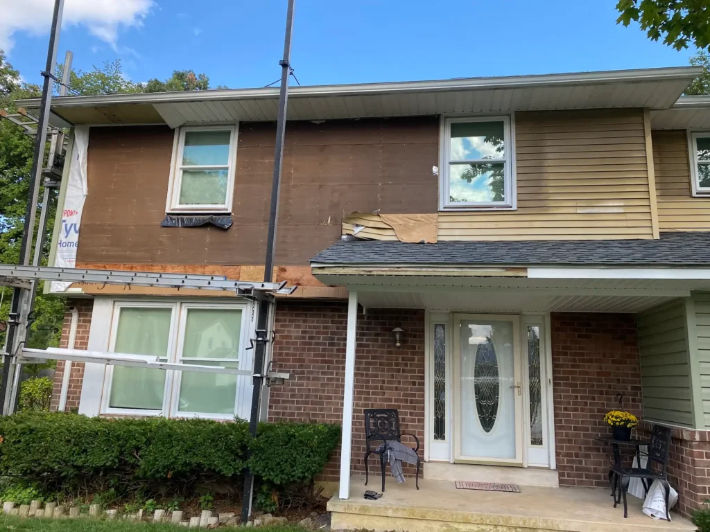 Exterior remodeling project in Yardley PA