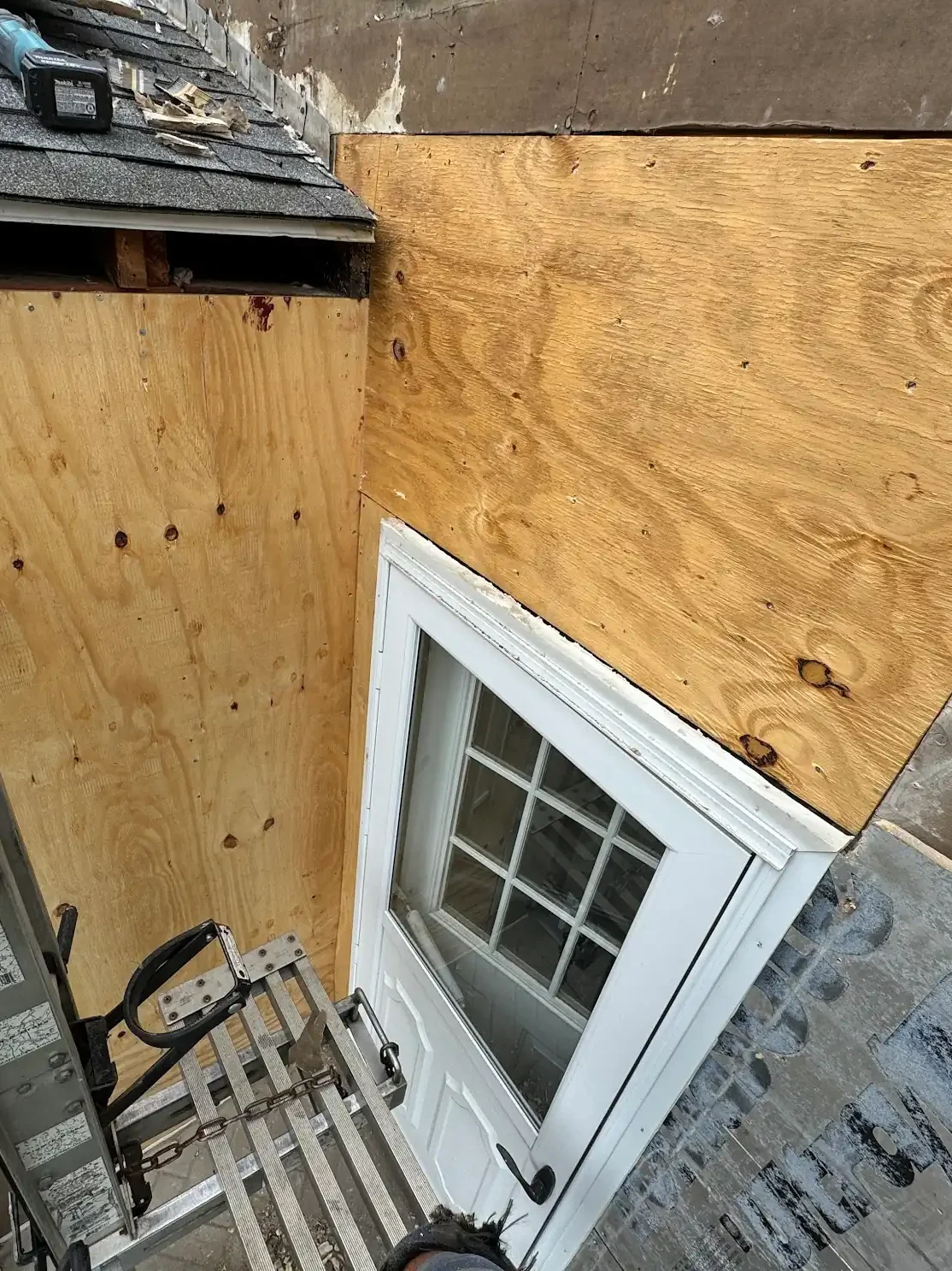 Missing Kickout Sheathing Replacement Replaced Sheathing